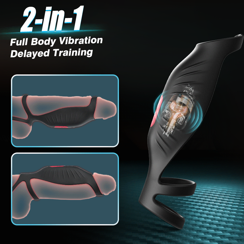 SemenSentry - Vibrating 2 IN 1 Cock Ring