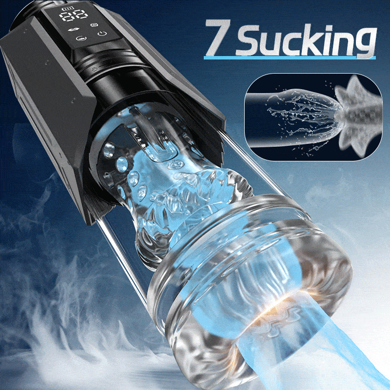 King - 100% Waterproof 4 IN 1 Automatic Masturbation Cup for Men