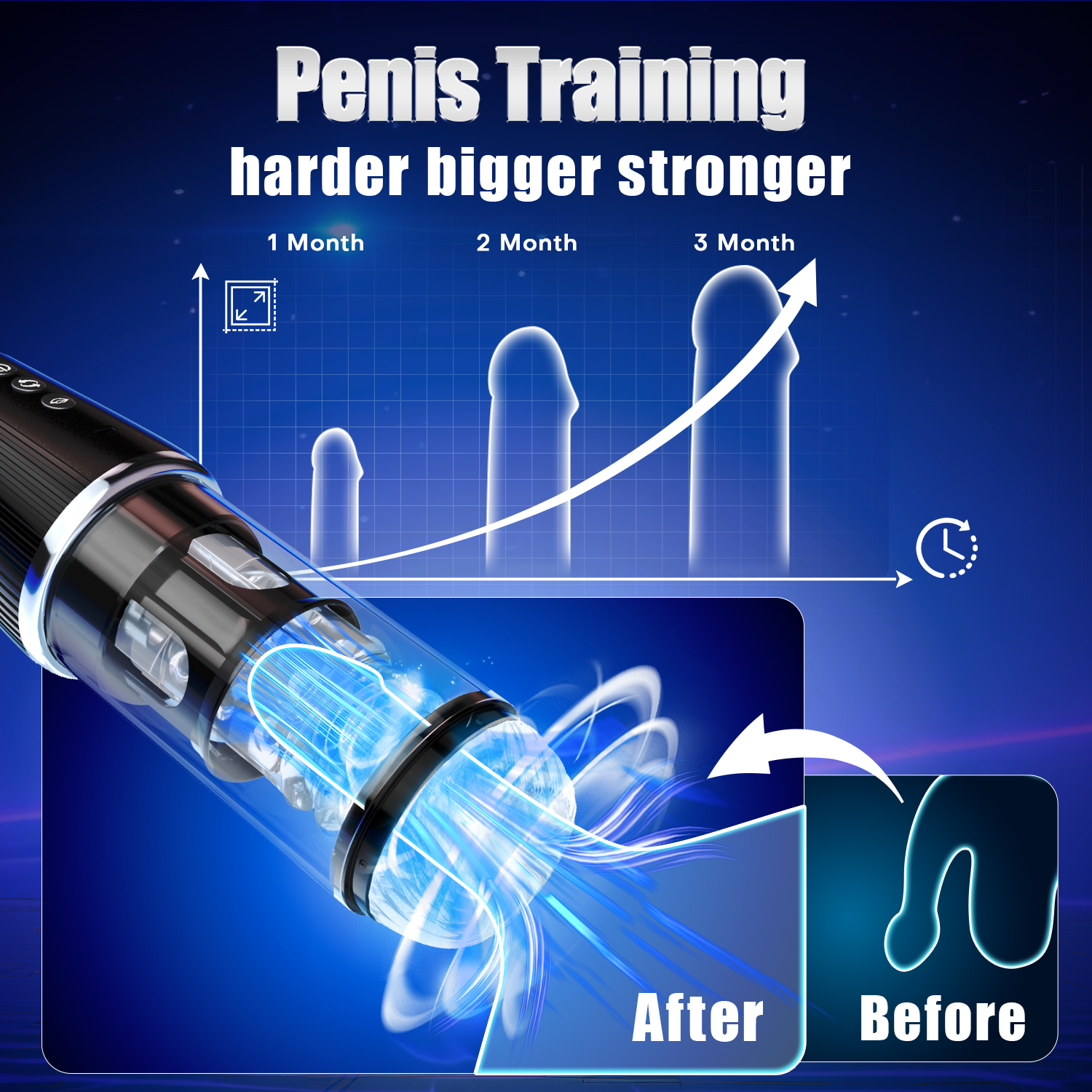 Widowmaker - Rotating Sucking Enjoy Inflation & Twist Massage Fun Masturbation Stroker