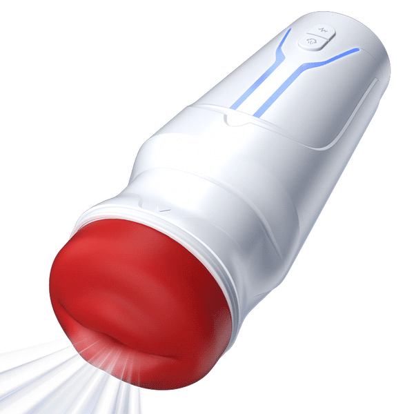 Soren - City Lights Red Sucking Mouth Vibrating Male Stroker