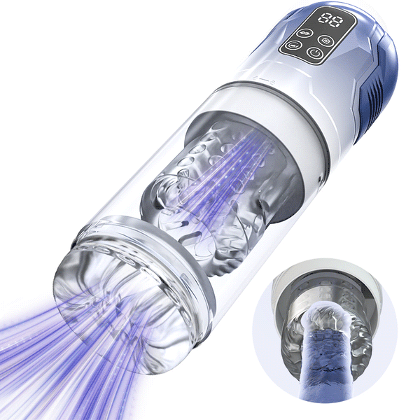Telescopic Rotating Masturbation cup AcmeJoy Telescopic Rotating Masturbation cup AcmeJoy