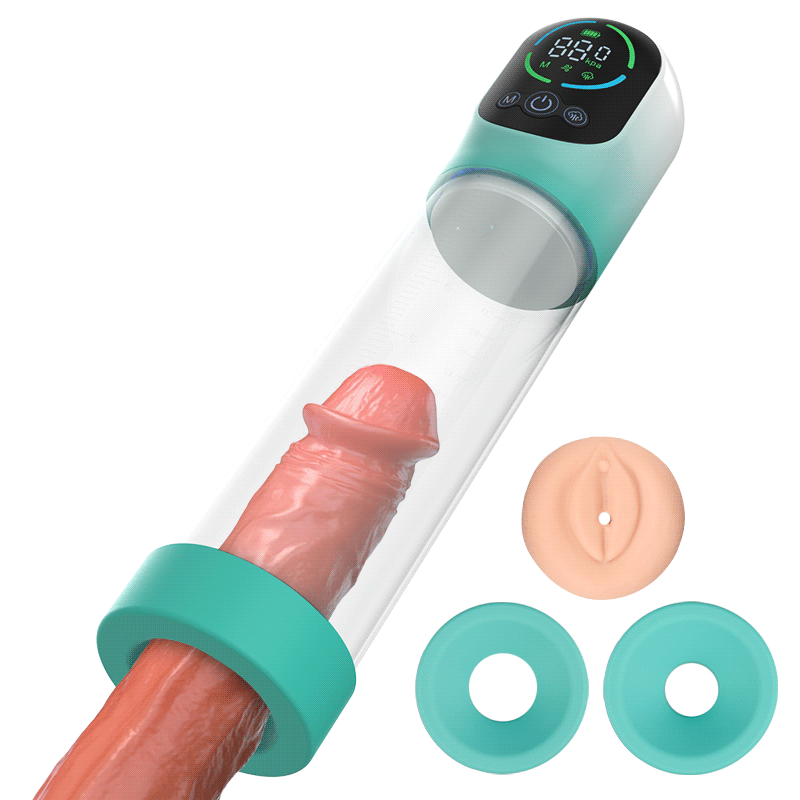 GigaGrow- Acmejoy 5 Suction & Manual Air Pressure 2 IN 1  for ED Treatment Penis Pump