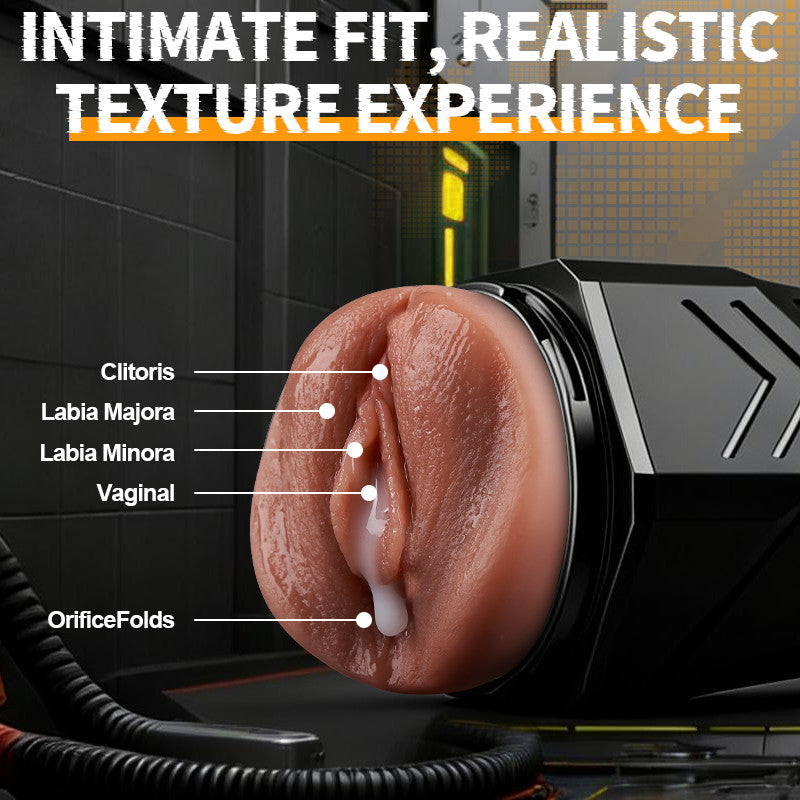 【Big Size Friendly】Captain Titan – Male Stroker with 5 Suction 9 Vibrations Realistic Riding & Squeezing Action for Intense