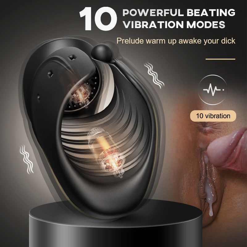 Evans Tapping Penis Vibrator and Adjustable Buckle Penis Vibrator Set