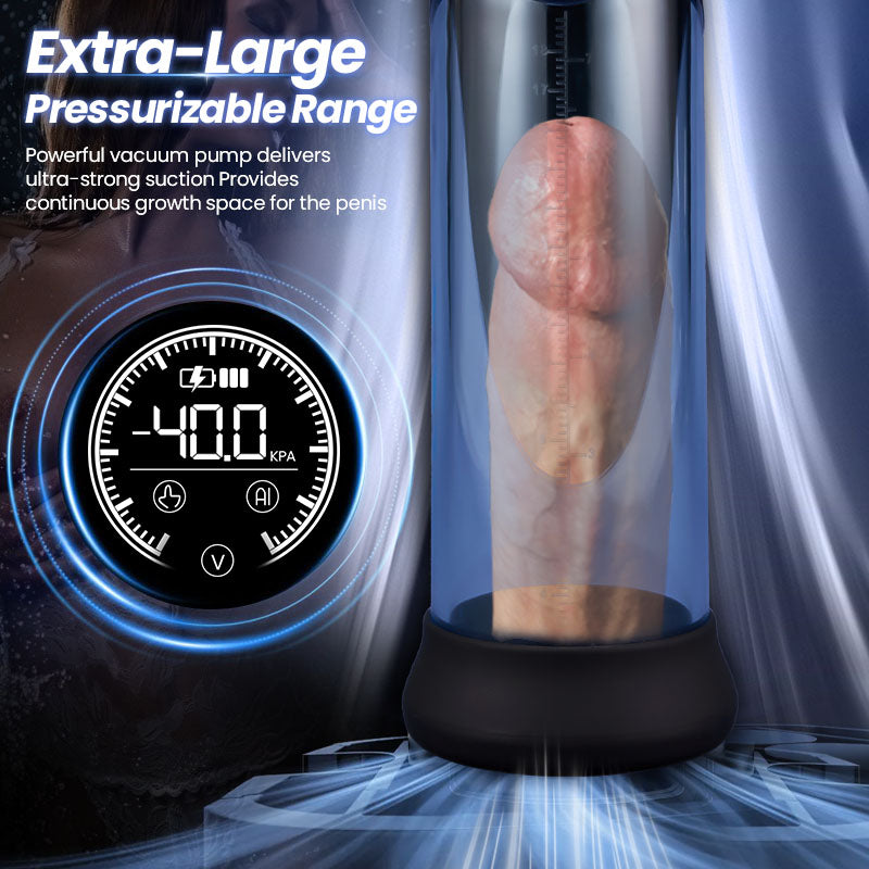 BathFun - Professional Penis Pump Powerful Vacuum Fully Waterproof Intelligent Training Function