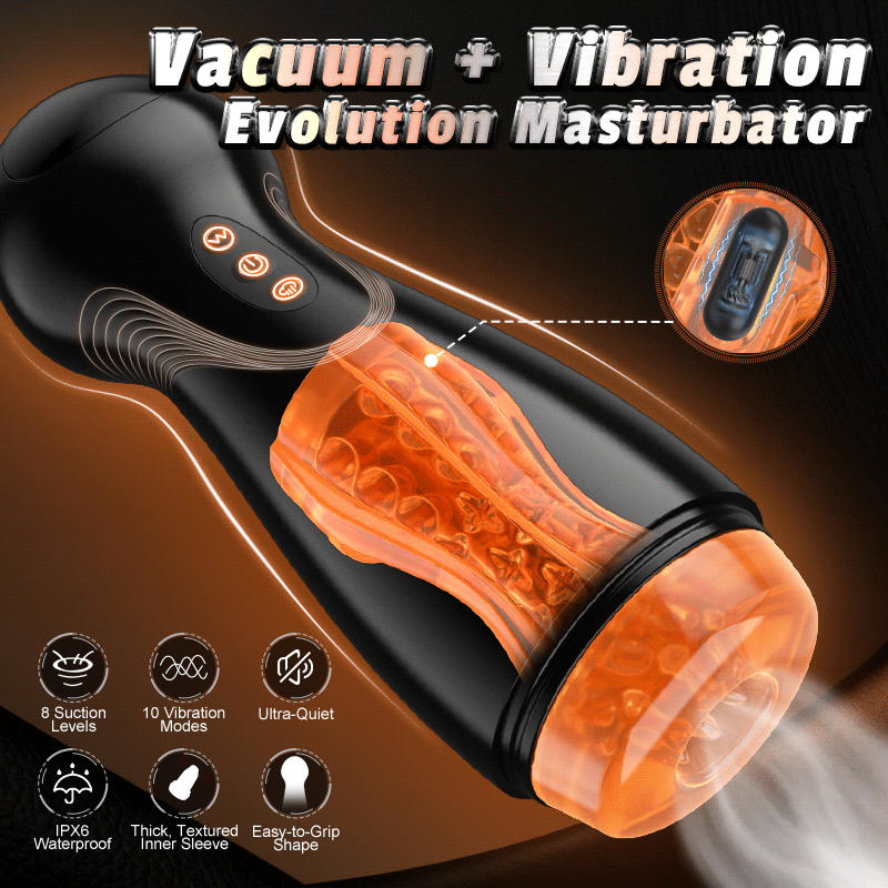 SolaceX - Intense Suction & Vibration Pleasure Male Stroker Masturbator