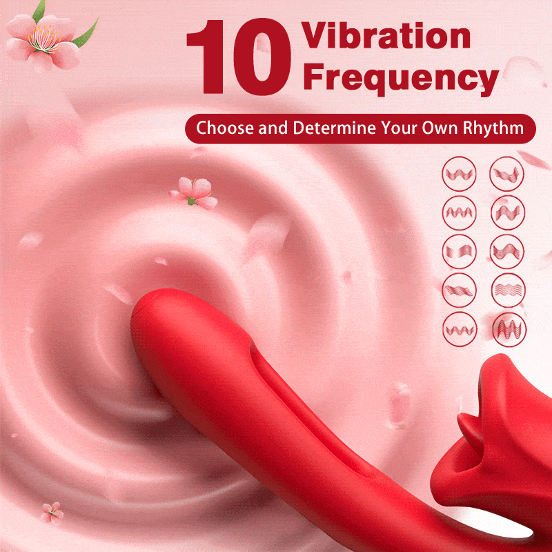 Bisou - Shaped Biting Soother with Vibration & Flapping