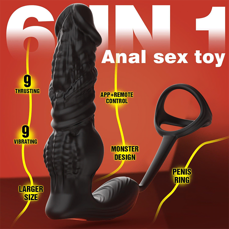 Leonidas – Upgrade Fast Thrusting 6-in-1 Prostate Massager with Remote Control and APP