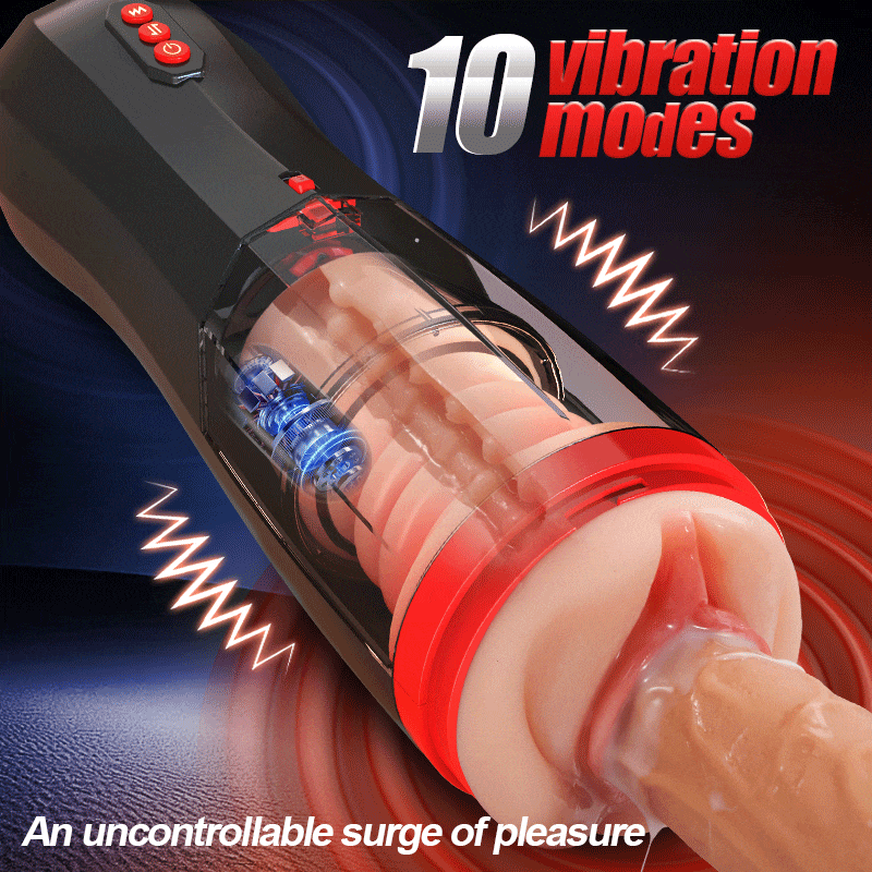 ROKA - Lifelike Vaginal Entrance Thrusting Vibrating Vocal Masturbator Stroker