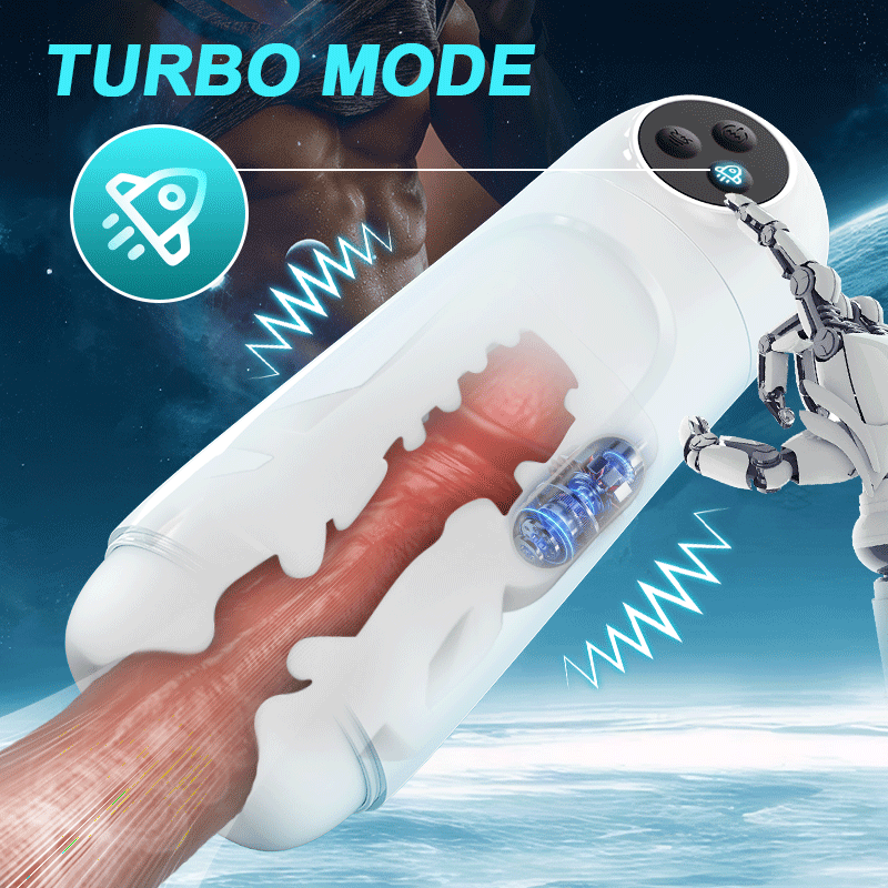 【Milk Me Dry】Skyline - 10 Suction Vibrations One-button Activation APP-controlled Multi-point Massage Male Masturbator