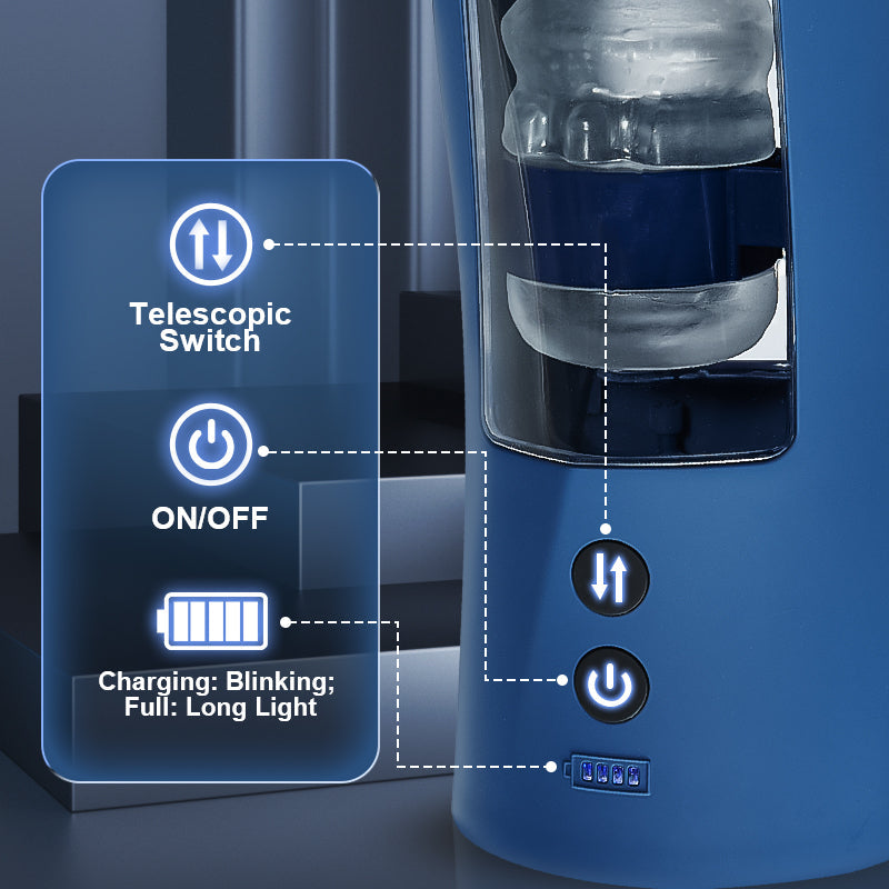 SONIC - 3 Telescopic Stroker Big Chamber Suits All Shaft