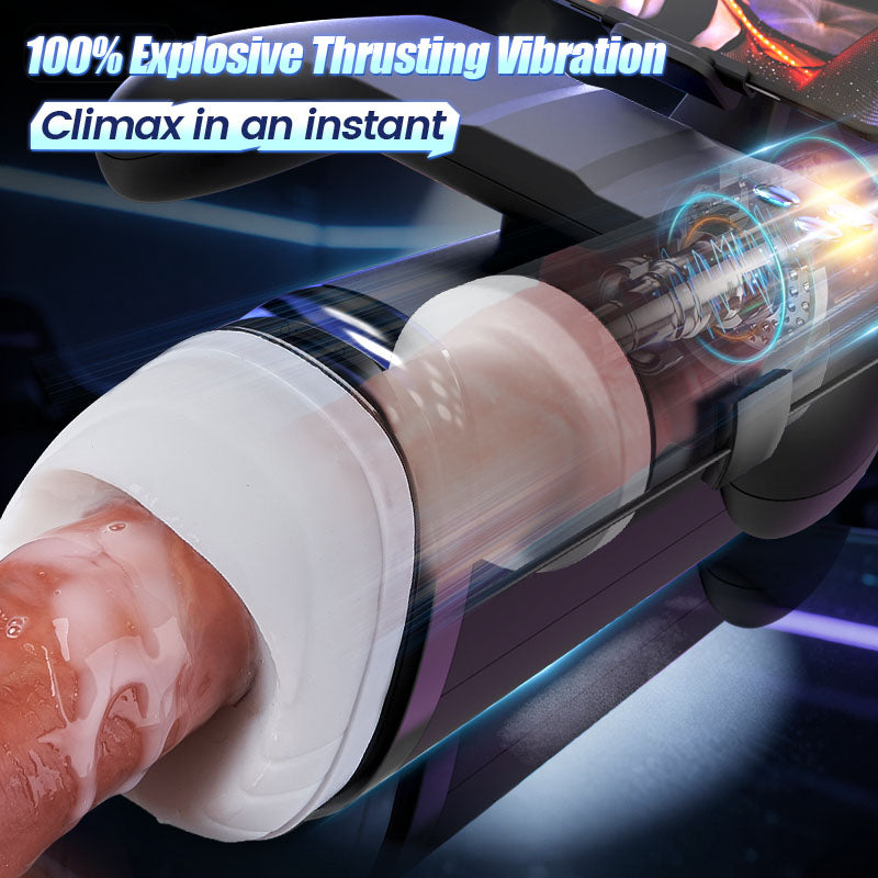 Turbo - Thrust 10-Mode Stroker – Interactive Gamepad Design with Adjustable Phone Stand