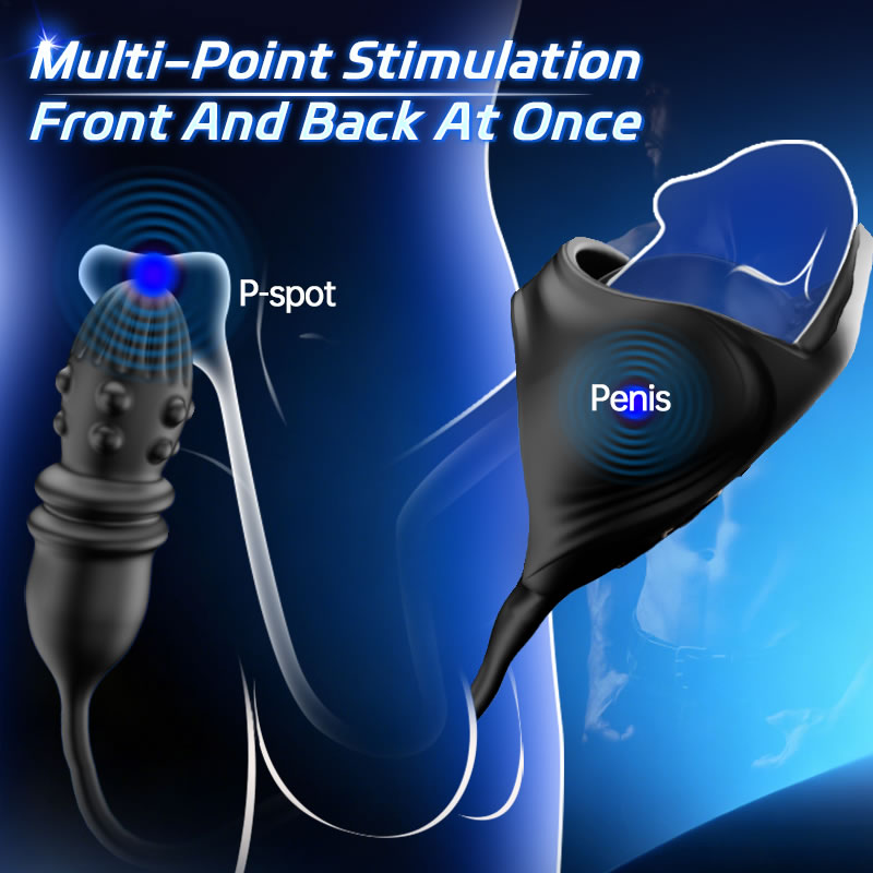 Arthur - Thrusting & Vibrating Glans Trainer for Intense Penis and Anal Stimulation