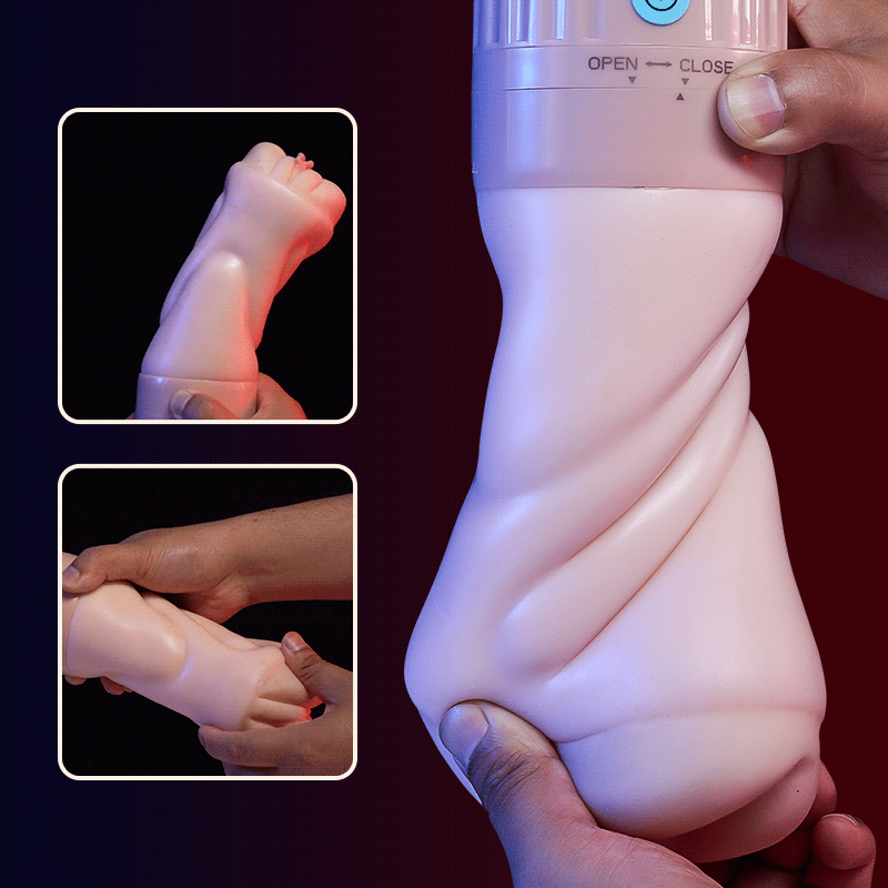 Beate - 5 Sucking Oral Swallowing 10 Vibrating Massage Training Masturbation Cup