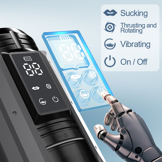 King - 100% Waterproof 4 IN 1 Automatic Male Stroker for Men