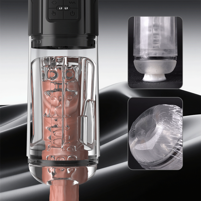 Iron Man - 9 Vibration & Sucking Automatic Blowjob Male Stroker