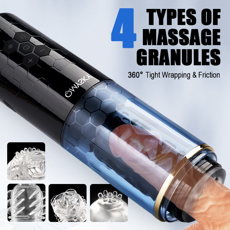 STORM - Hand-Free 10 Thrusting & Rotation Realistic Sleeve Male Masturbator