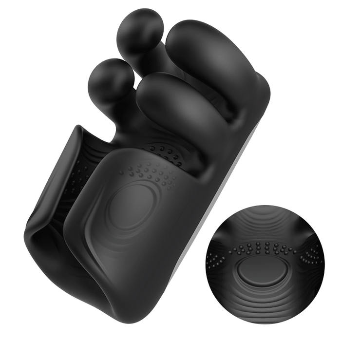 Evans 10 Pinch Beating Finger Vibrations Penis Vibrator Male Glans Trainer