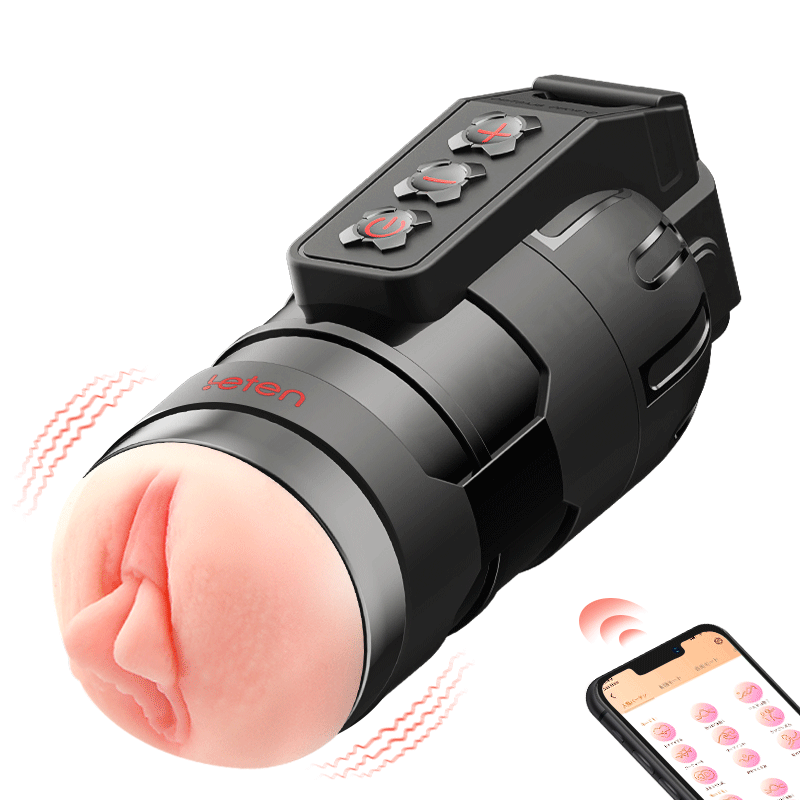 Flash - 10 Vibrating Male Masturbator Stroker With Voice Mode, APP Control