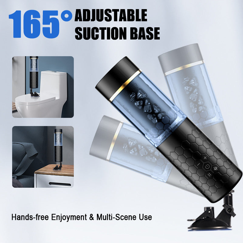 STORM - Hand-Free 10 Thrusting & Rotation Realistic Sleeve Male Masturbator