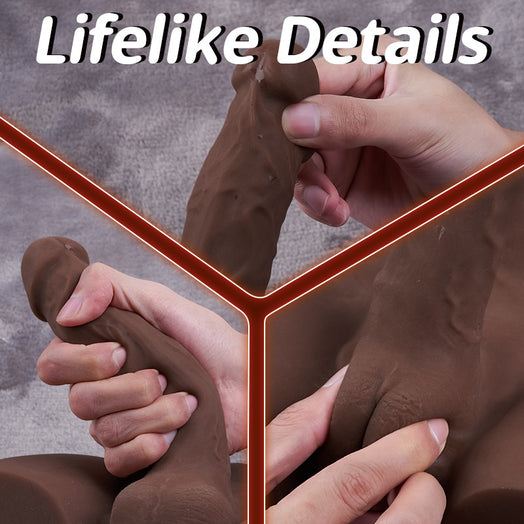 David - 8.5 lbs Hunky Unisex Butt with Bendable Penis Anal Entry