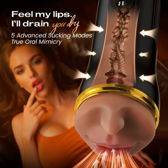 【$10 Off — Only 3 Days!】Bestvibe Pro - 3 Replaceable Sleeves 3 Unique Pleasure Male Masturbator 5 Suction & 10 Vibration Modes