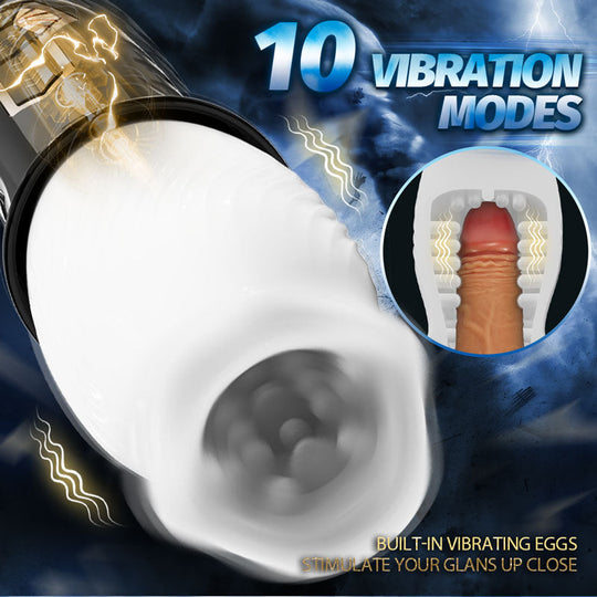 Tornado - 10 Vibration 5 Rotation Automatic Stroker