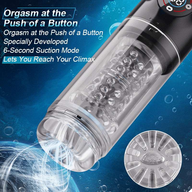 Poseidon - 7 Sucking Rotating Licking Male Stroker Bath Masturbator