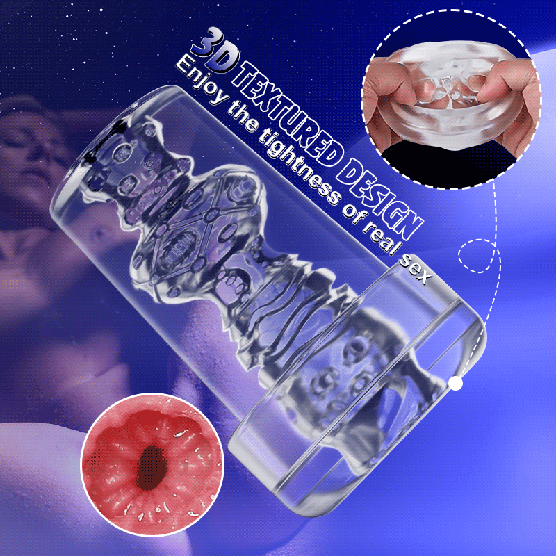 ACMEJOY - 6 Vacuum Suctions Penis Pump 3 IN 1 Masturbation Training Climax