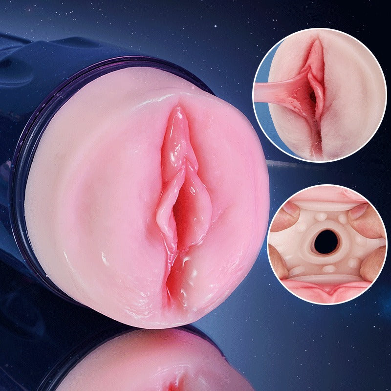 Acmejoy - 【Silicone Channel】 Midnight Blue 10 Vibration Male Stroker Masturbator