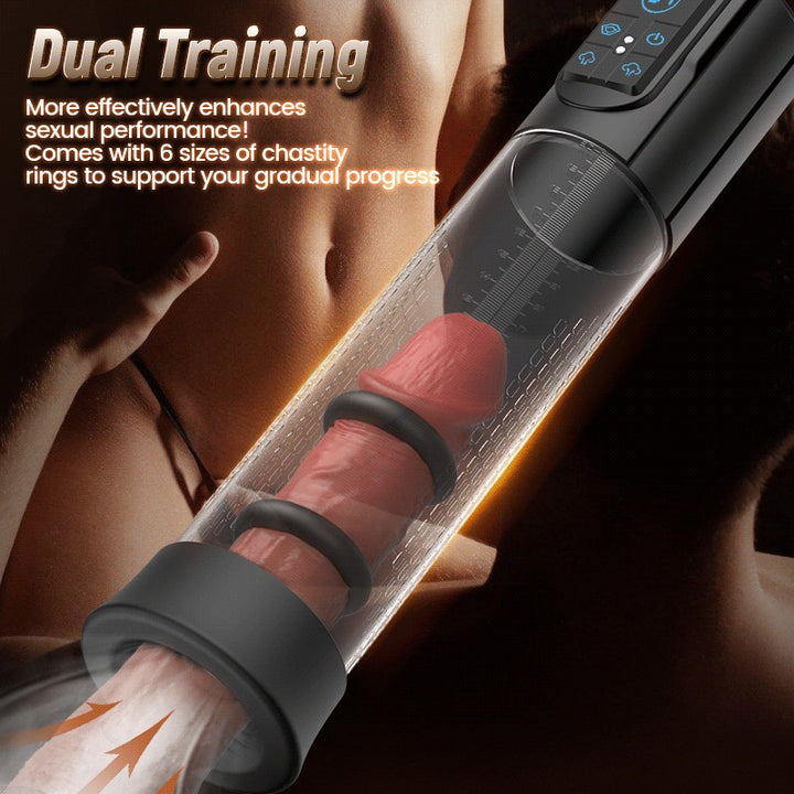 AcmeJoy 3-in-1 Design 3 Vacuum Suction Automatic Suction Penis Pump AcmeJoy 3-in-1 Design 3 Vacuum Suction Automatic Suction Penis Pump