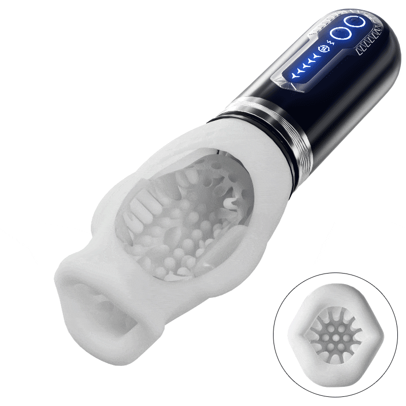 Tornado 2.0 - Dual Motor Oralsex Analog Masturbator 7 Vibrations 5 Retractions 5 Rotations