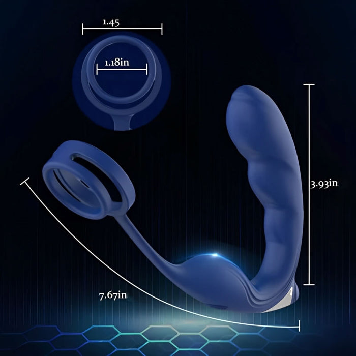 Acmejoy Wing Head Spinning Prostate Massager