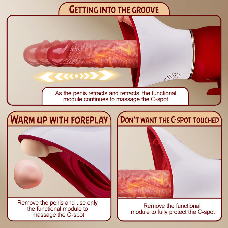 Lover——Multifunctional 6-in-1 Penis Gun Machine, Exquisite Gift Box Packaging