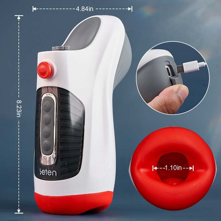 Leten - Deep Throat Blowjob Masturbator - 10 Vibration Modes Vacuum Su AcmeJoy Leten - Deep Throat Blowjob Masturbator - 10 Vibration Modes Vacuum Su AcmeJoy