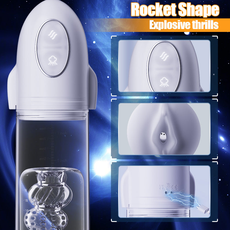 Acmejoy – 3 Suctions 6 Vibrations Lifelike Feeling Long-Lasting Pleasure Penis pumps