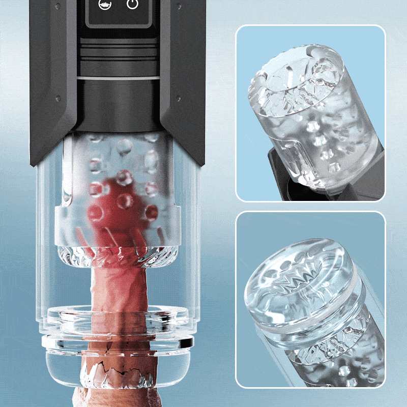 King - 100% Waterproof 4 IN 1 Automatic Male Stroker for Men