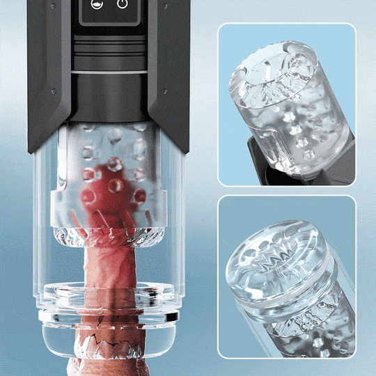 King - 100% Waterproof 4 IN 1 Automatic Male Stroker for Men
