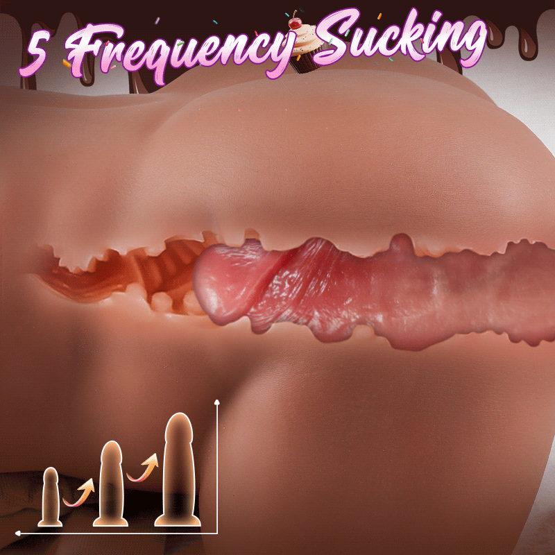 More Catchy - 12.79lbs Electric Upgrade Suck Squeeze Vibration Automatic Heating Realistic Butt