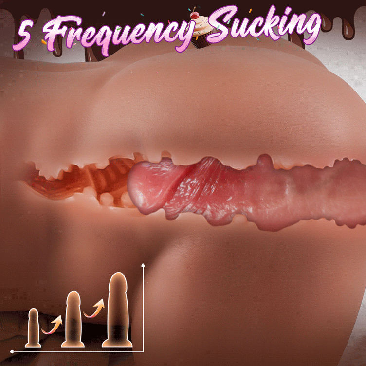 More Catchy - 12.79lbs Electric Upgrade Suck Squeeze Vibration Automatic Heating Realistic Butt