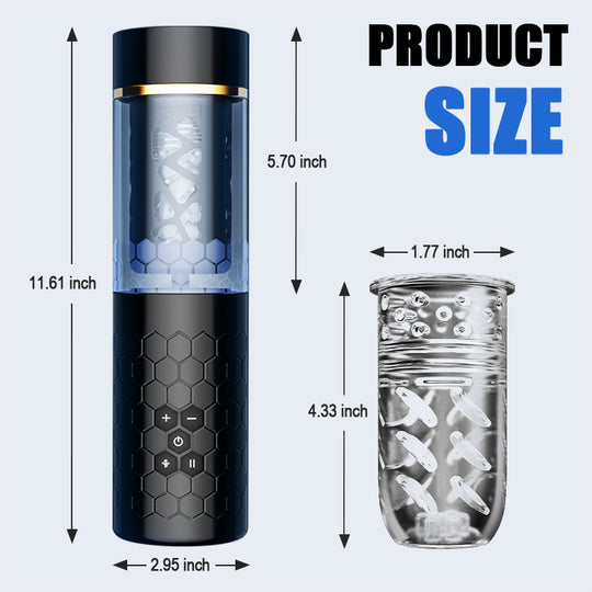 【Pre-sale until 6/19】STORM - Hand-Free 10 Thrusting & Rotation Realistic Sleeve Male Masturbator