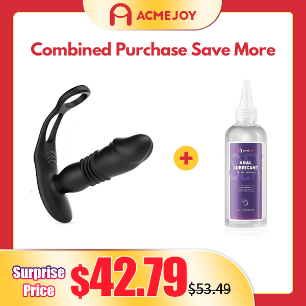 [Surprise Price] SAUL Prostate Massager + Ultra-thick Water-based Lubricant Set