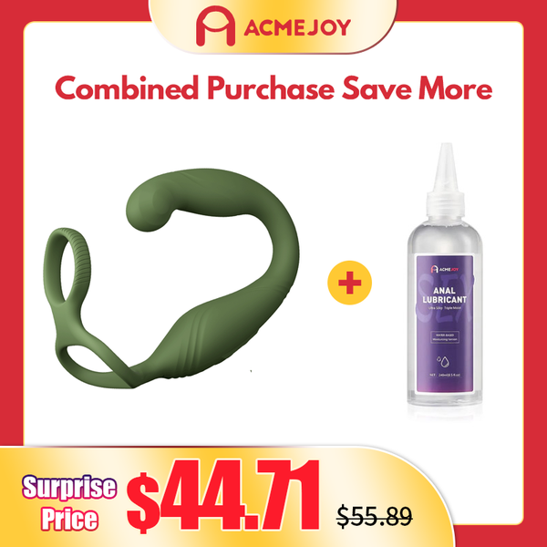 [Surprise Price] Warrior Swinging Prostate Massager + Water-based Lubricant