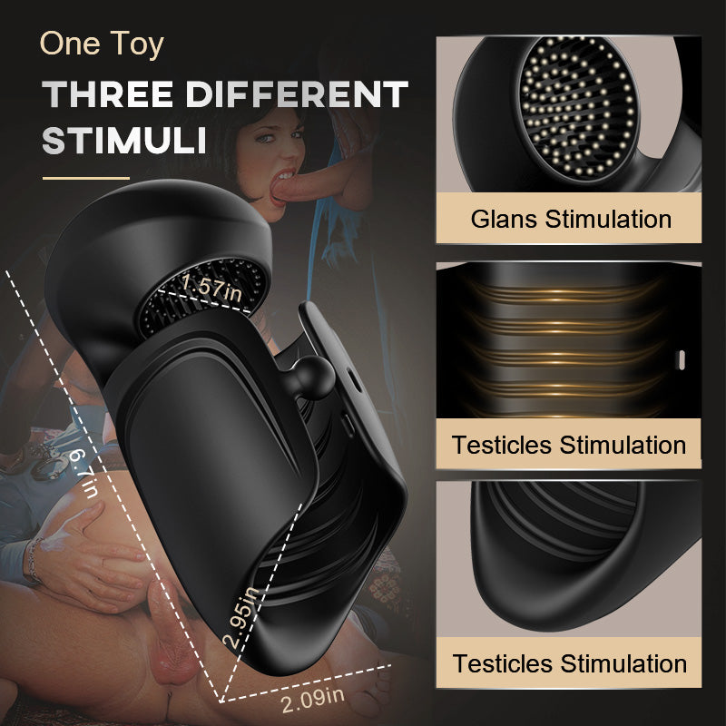 ACMEJOY- Adjustable Buckle Penis Vibrator