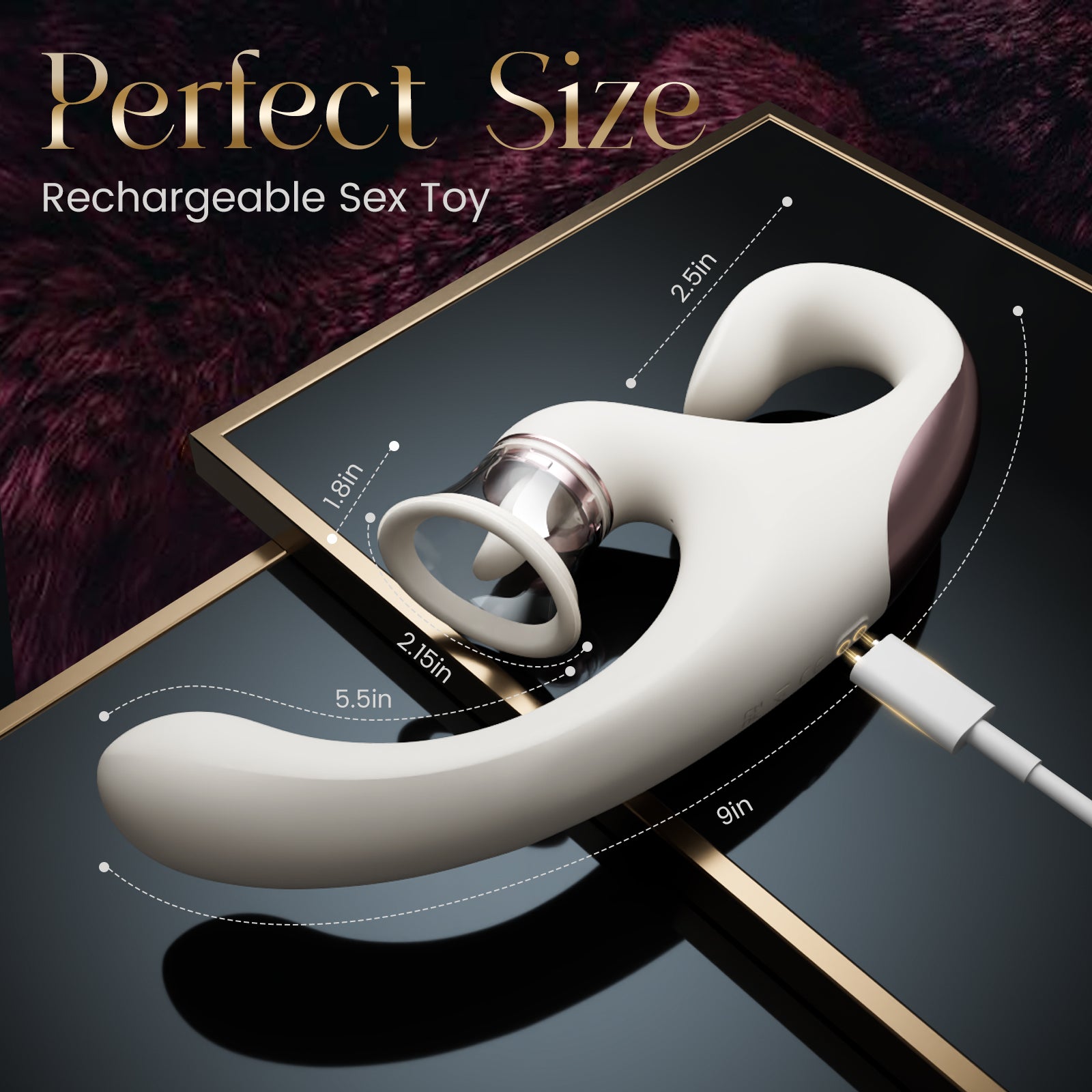 Sweetie Fox- Clitoral Arousal Tongue Licking Suction Vibration Triple Stimulation Vibrators