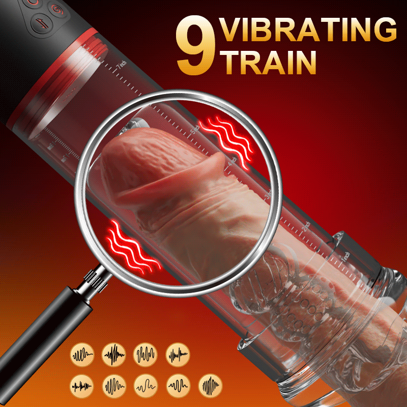 S-HANDE - Sucking Vibrating Penis Pump