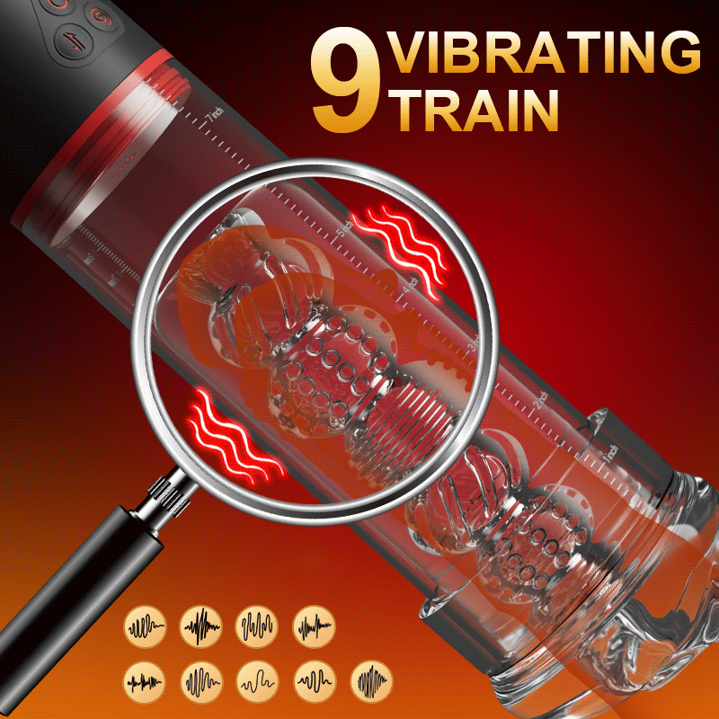 S-HANDE - Sucking Vibrating Penis Pump