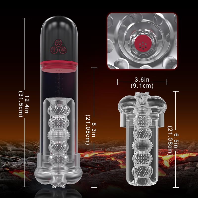 S-HANDE - Sucking Vibrating Penis Pump