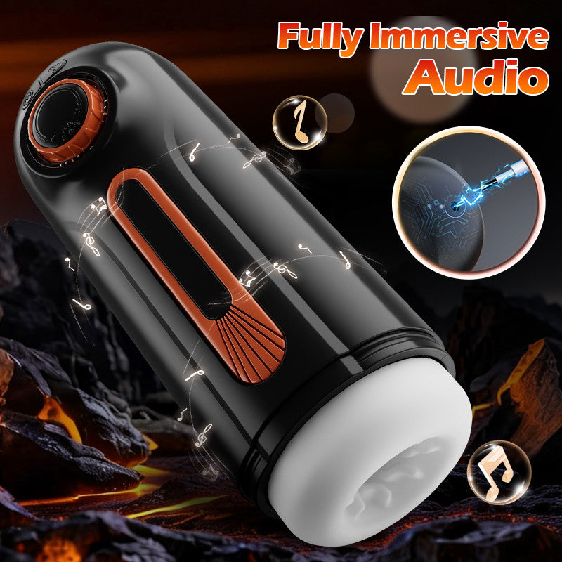 Alien - 6 IN 1 10 Vibrating & Thrusting with 4 Sucking Automatic Knob Adjusting Male Masturbator