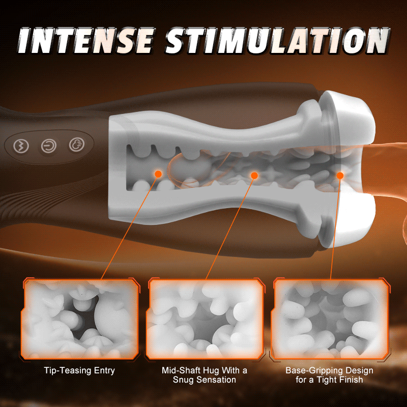 SolaceX - Intense Suction & Vibration Pleasure Male Stroker Masturbator